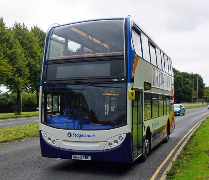 Stagecoach East Kent Scania N230UD ADL Enviro400 15705